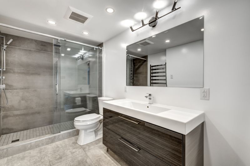 Wide Picture of a Modern Bathroom